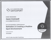 Jason Cromwell - Safesport